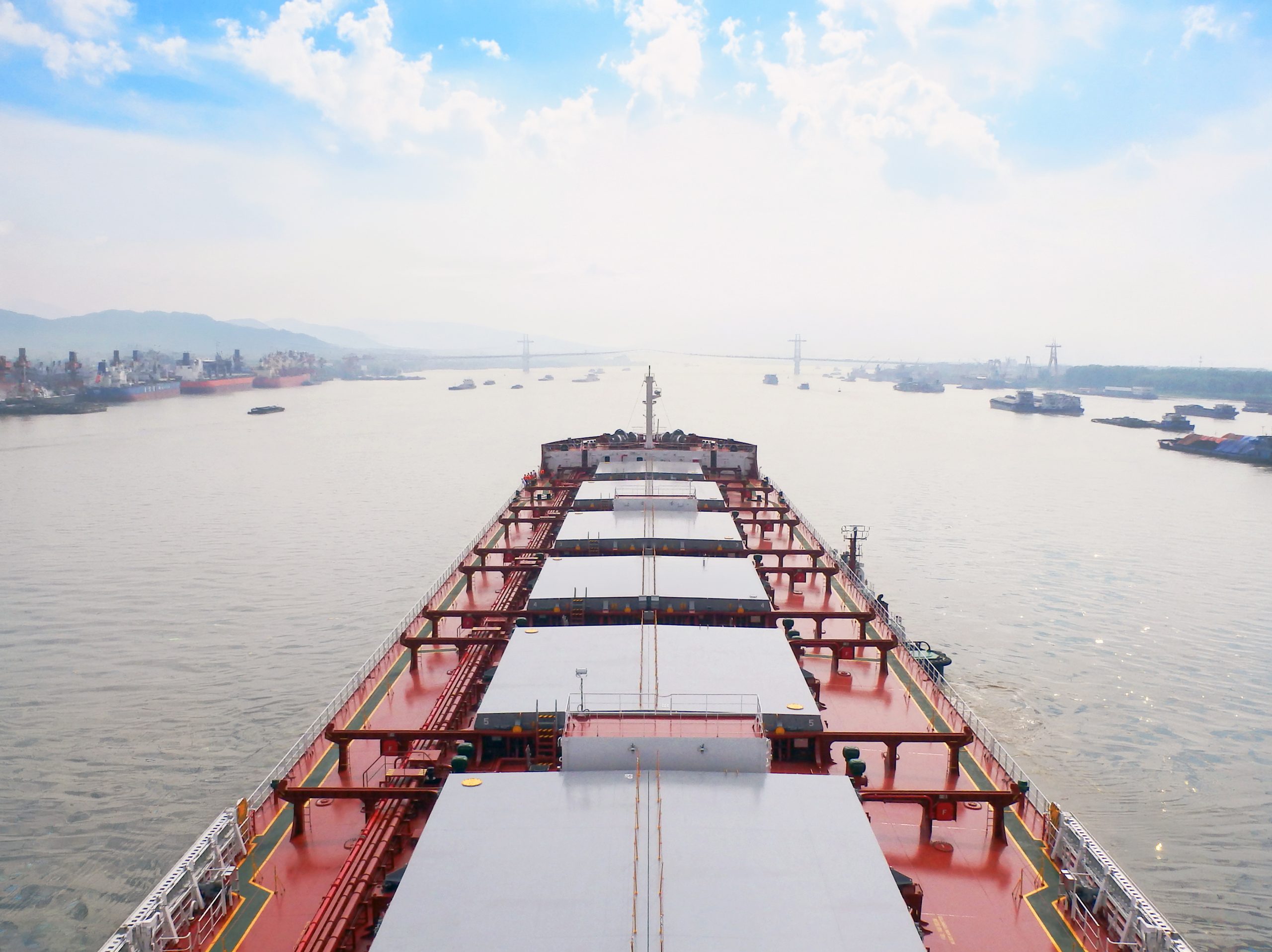 OSM Thome bulk carrier fleet showing safety-led dry bulk ship management