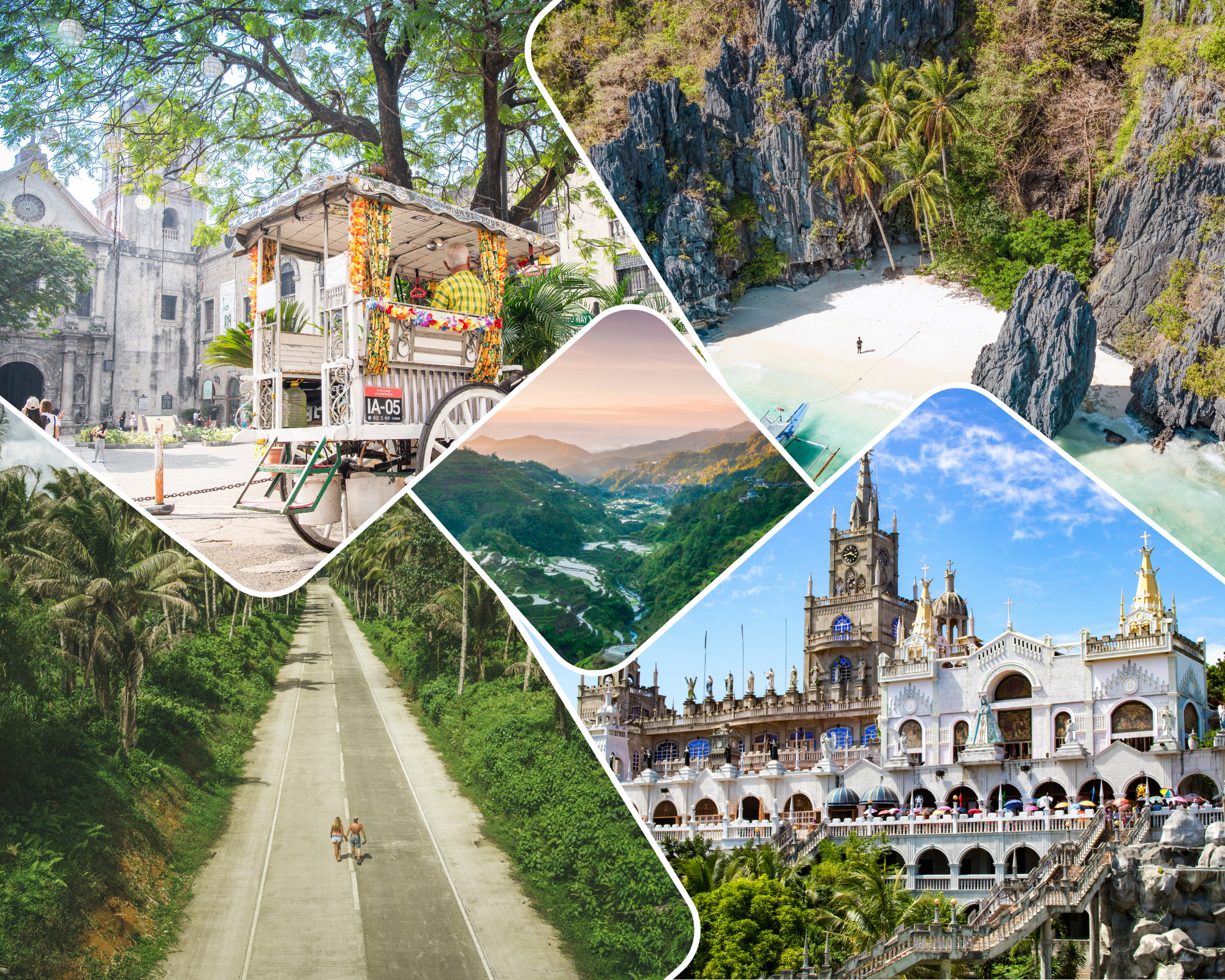 OSM Thome — Green And White Minimalist Travel Photo Collage
