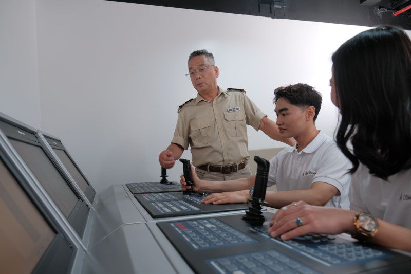Leadership and human element training course at OSM Thome maritime training academy