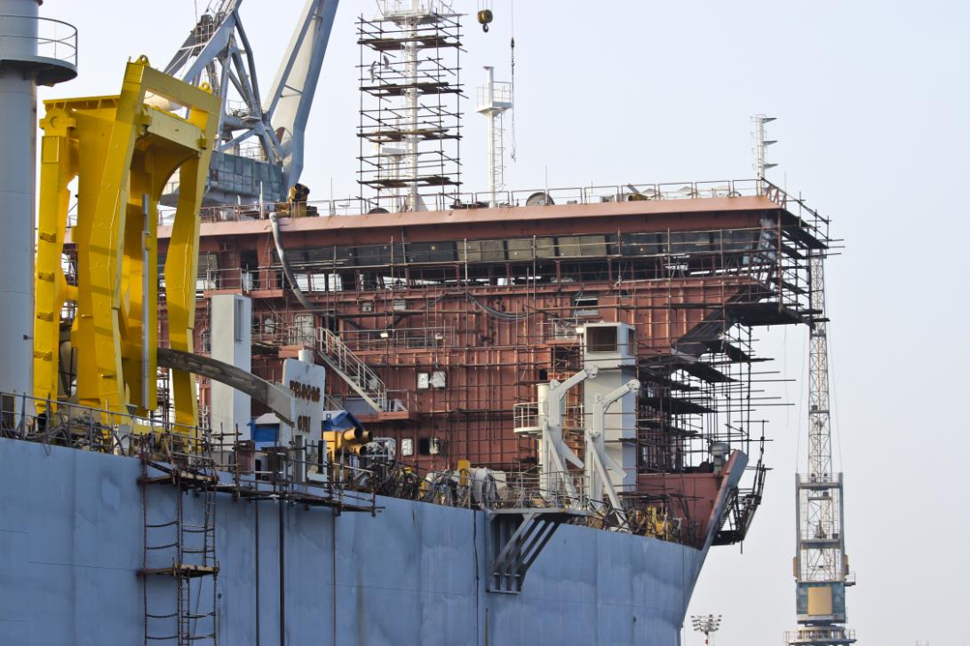 Jobson Asia technicians performing ship repair and maintenance work